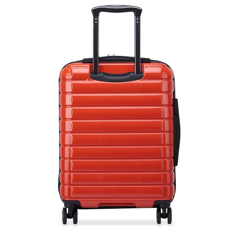 Delsey Paris Shadow 5.0 - Trolley de cabina slim line con 4 ruedas y USB 55 cm (rot)