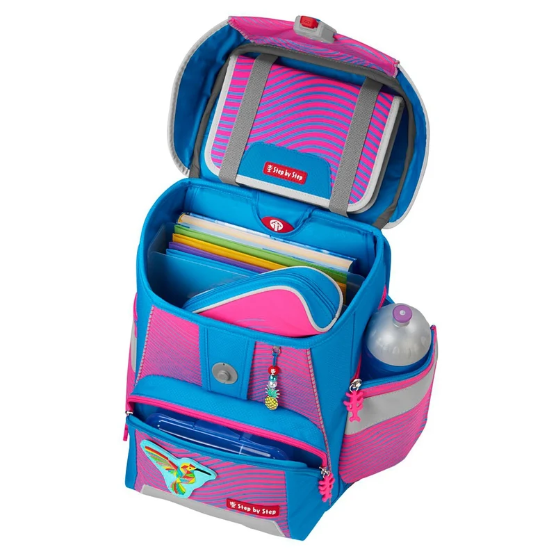 Step by Step Space NEON Set de mochila escolar 5 tlg. (Kolibri Kaja)