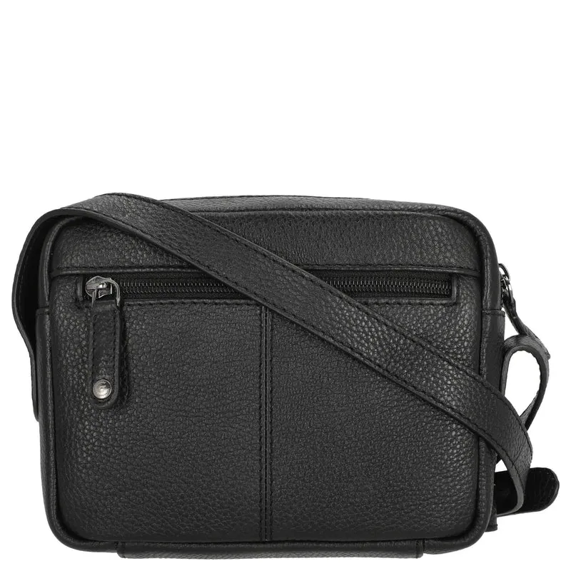 bugatti Elsa - Bolso de hombro S Leder 18.5 cm (black)