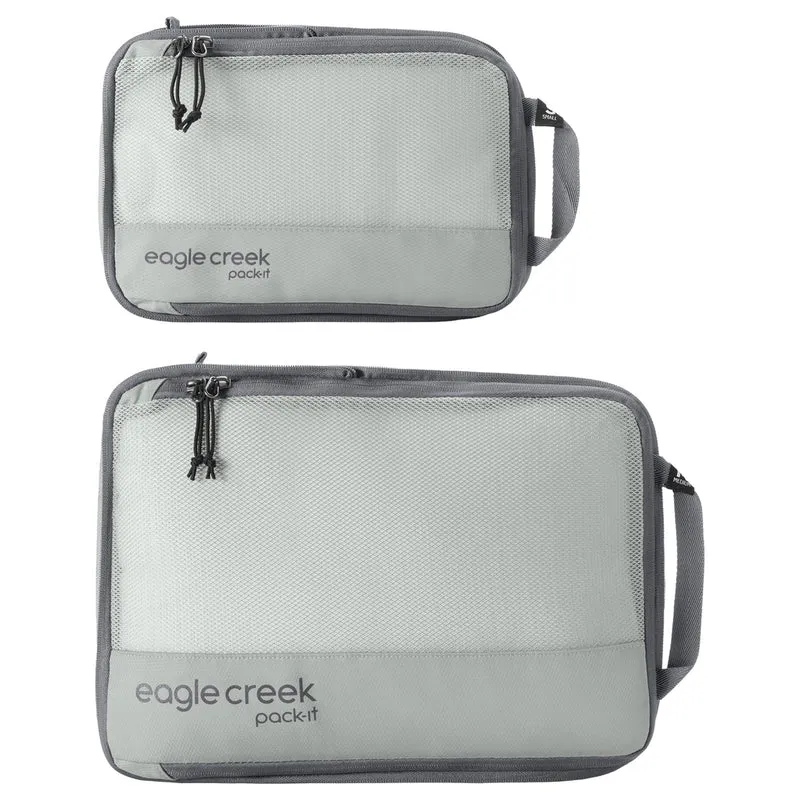 Eagle Creek selection Pack-It Reveal Compression Cube Set S/M 2tlg. - Bolsa de compresión (storm grey)