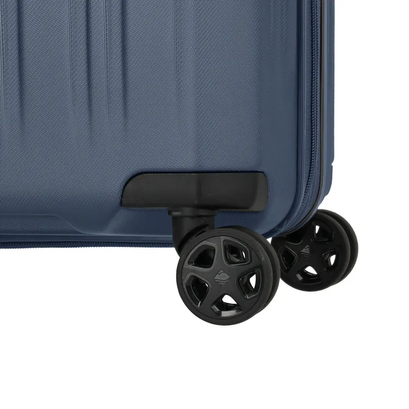 Travelite Dynamiic - Trolley de cabina con 4 ruedas S 55 cm (denimblue)