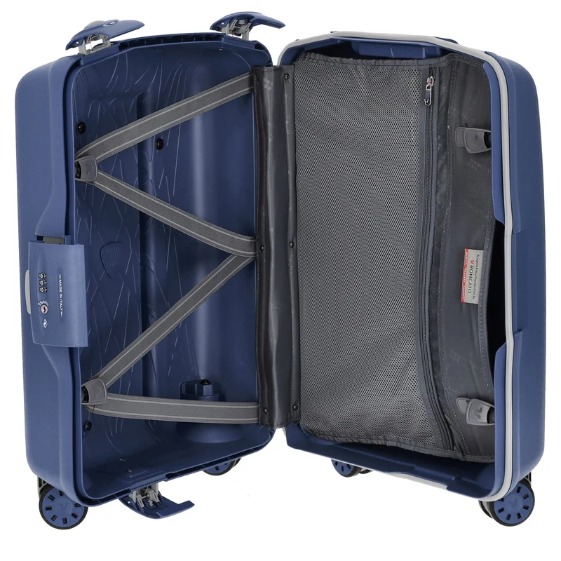 Roncato Light - Trolley de cabina con 4 ruedas S 55 cm (navy)
