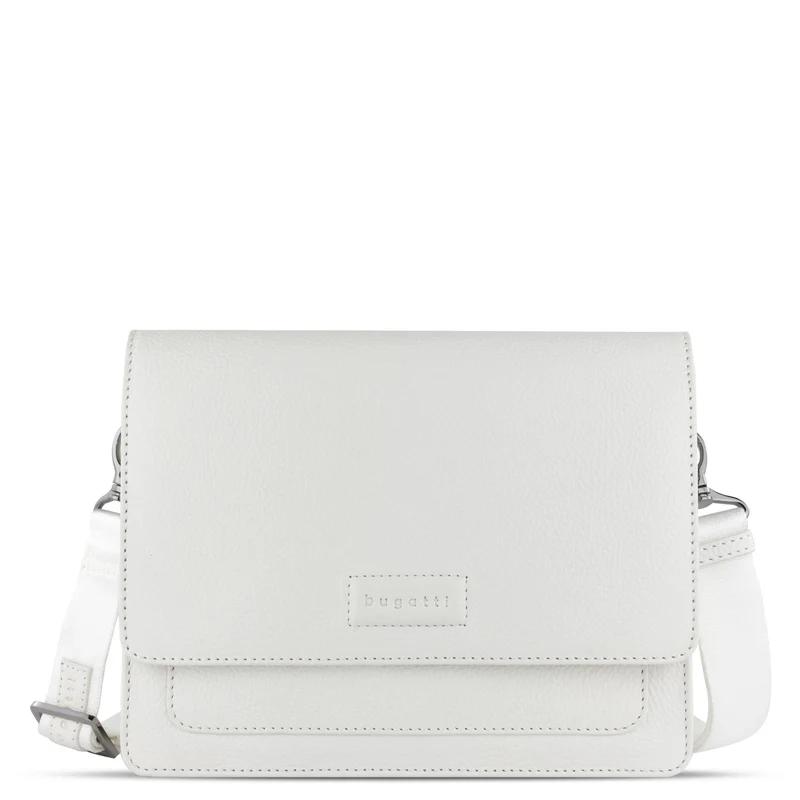 bugatti Elsa - Bolso de hombro M 24 cm (weiß)