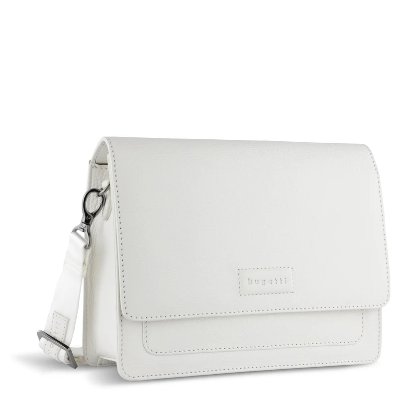 bugatti Elsa - Bolso de hombro M 24 cm (weiß)