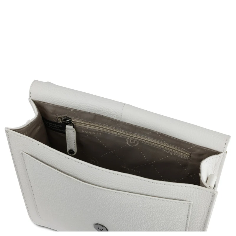 bugatti Elsa - Bolso de hombro M 24 cm (weiß)