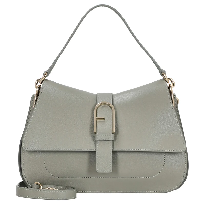 Furla Flow M - Bolso de hombro 26 cm (agave)