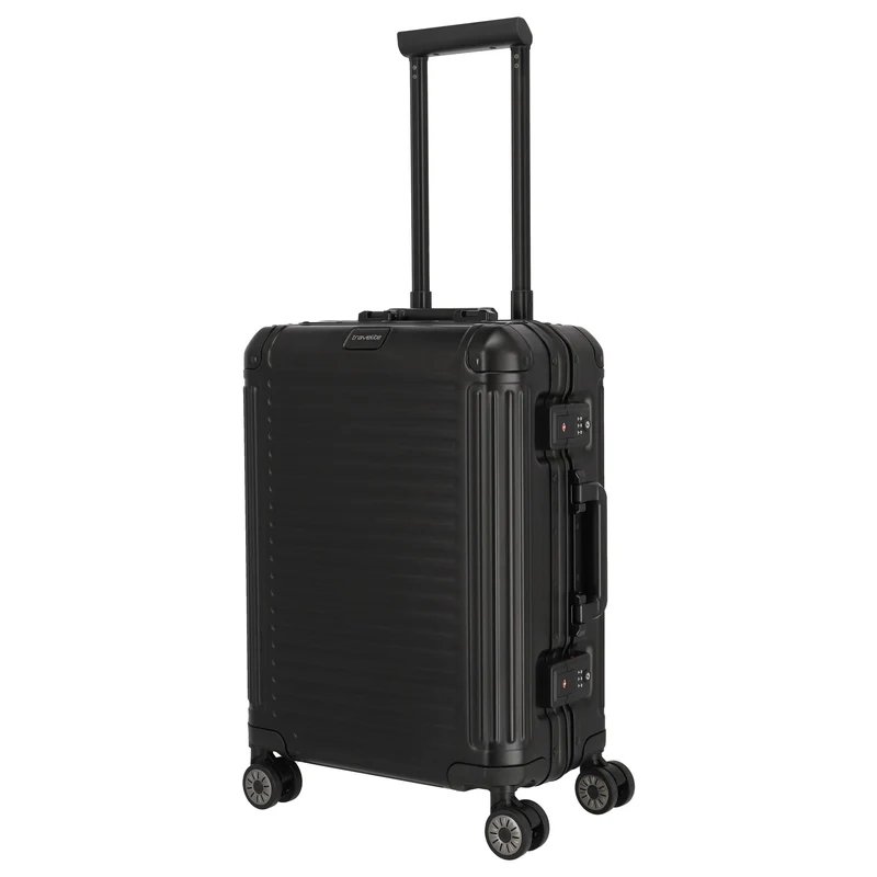 Travelite Next - Trolley de cabina con 4 ruedas S 55 cm (black)