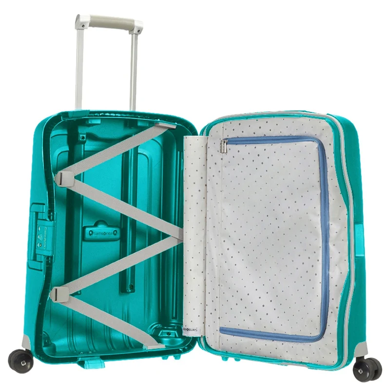 Samsonite S Cure Spinner - Trolley de cabina con 4 ruedas S 55 cm (aqua blue)