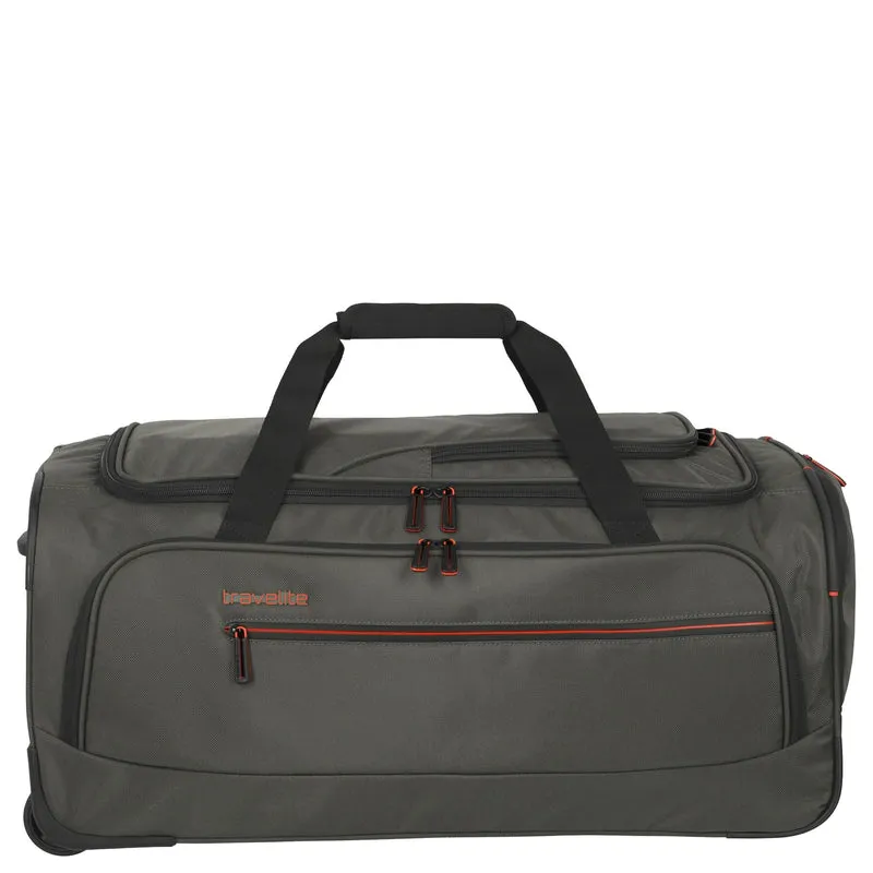 Travelite Crosslite - Bolsa de viaje con 2 ruedas 69 cm (oliv)