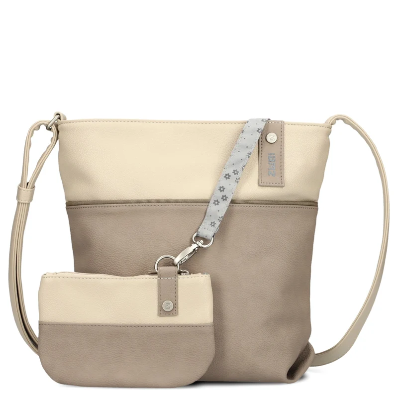zwei Jana J10 - Bolso de hombro 29 cm (nubuk-cappuccino)