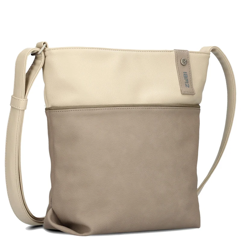 zwei Jana J10 - Bolso de hombro 29 cm (nubuk-cappuccino)