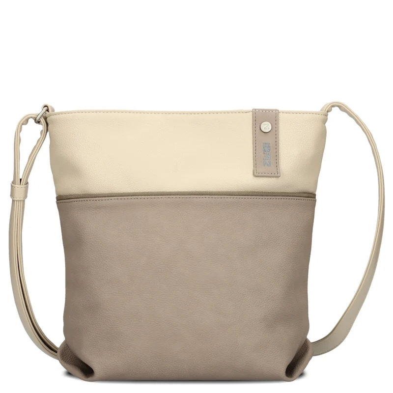 zwei Jana J10 - Bolso de hombro 29 cm (nubuk-cappuccino)