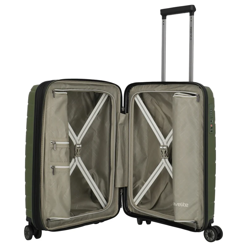 Travelite Air Base - Trolley de cabina S 55 cm expandible (olive)