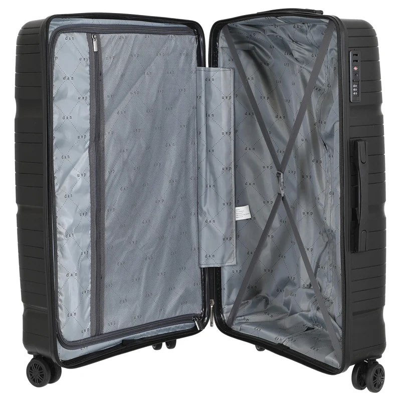 D&N Travel Line 4300 - Trolley de 4 ruedas L 76 cm (black)