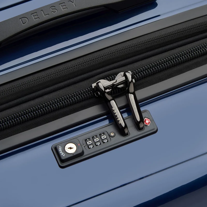 Delsey Paris Shadow 5.0 - Trolley XL de 4 ruedas 82 cm expandible (marineblau)