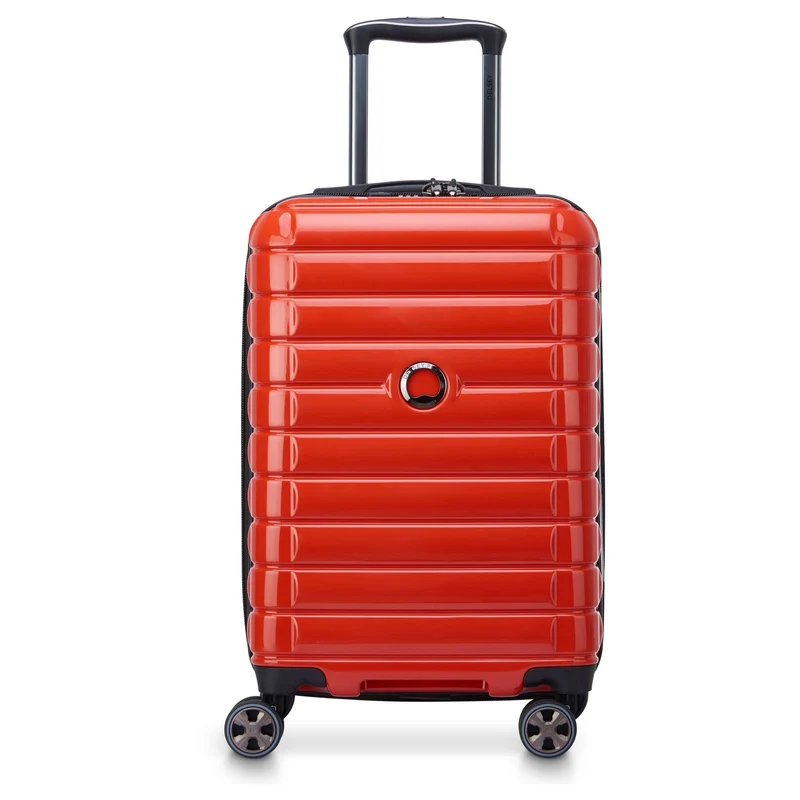 Delsey Paris Shadow 5.0 - Trolley de cabina con 4 ruedas USB 55 cm (intensives rot)