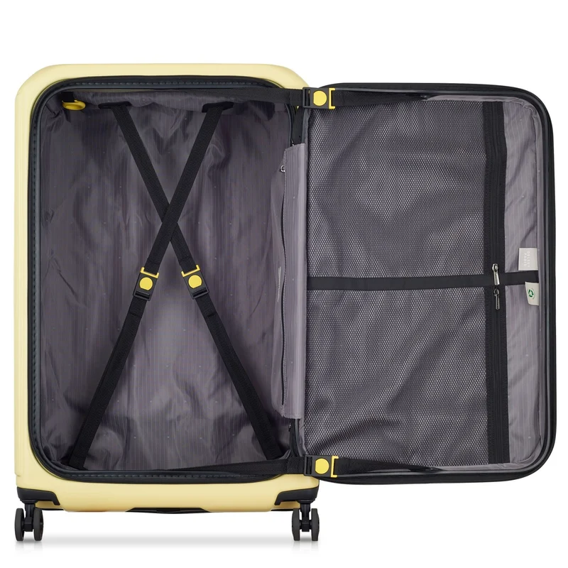 Delsey Paris Securitime - Trolley de 4 ruedas L 77 cm expandible (blassgelb)