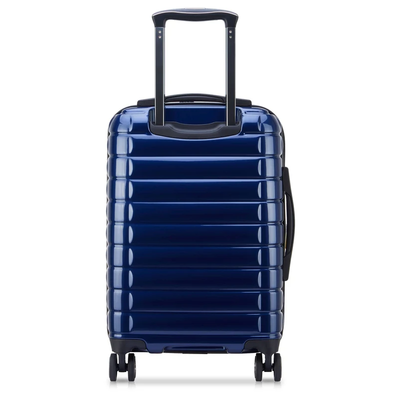 Delsey Paris Shadow 5.0 - Trolley de cabina con 4 ruedas y bolsillo delantero S 55 cm expandible USB (marineblau)