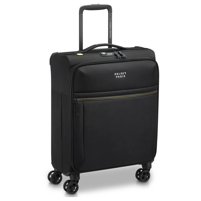 Delsey Paris Brochant 3 - Trolley de cabina con 4 ruedas S 55 cm (deep black)