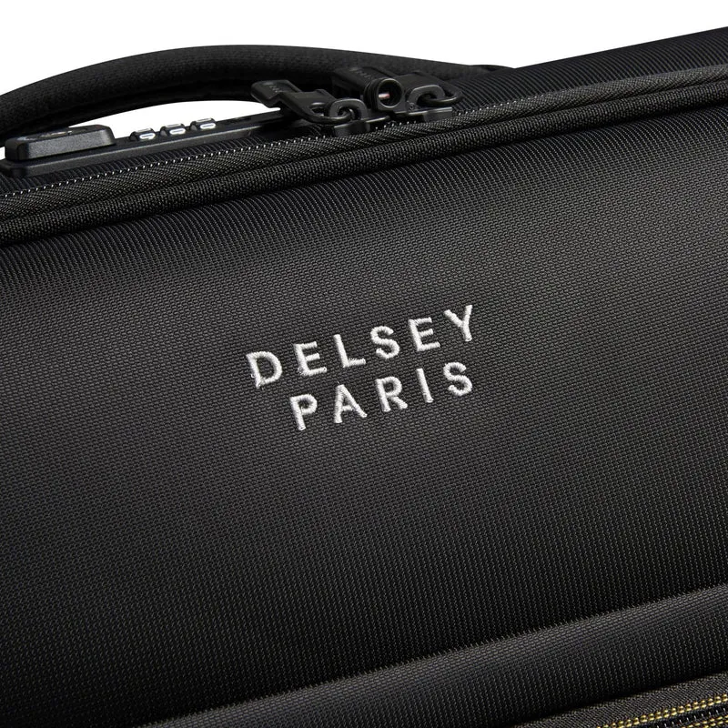 Delsey Paris Brochant 3 - Trolley de cabina con 4 ruedas S 55 cm (deep black)
