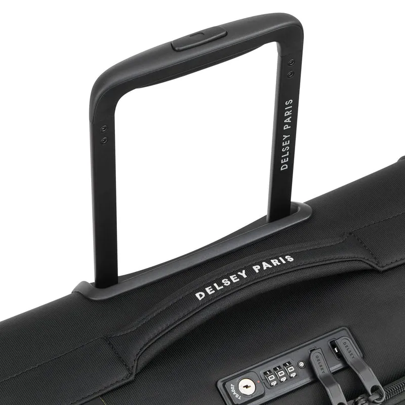 Delsey Paris Brochant 3 - Trolley de cabina con 4 ruedas S 55 cm (deep black)