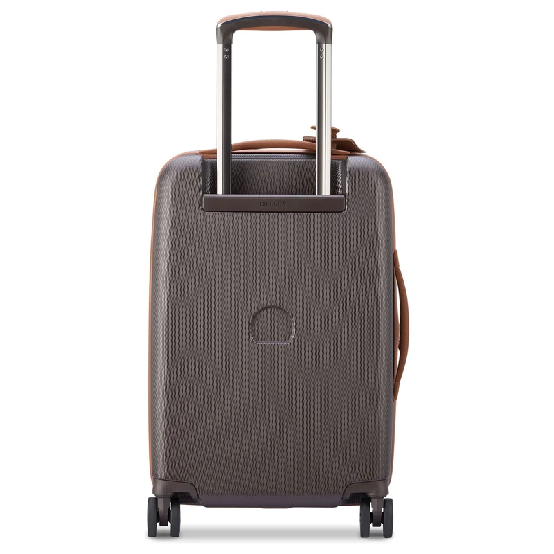 Delsey Paris Chatelet Air 2.0 - Trolley de cabina de 4 ruedas 55 cm expandible 14" USB (braun)