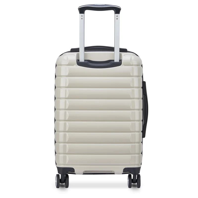 Delsey Paris Shadow 5.0 - Trolley de cabina de 4 ruedas con bolsillo delantero S 55 cm expandible USB (elfenbein)