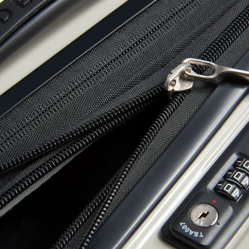 Delsey Paris Shadow 5.0 - Trolley de cabina de 4 ruedas con bolsillo delantero S 55 cm expandible USB (elfenbein)