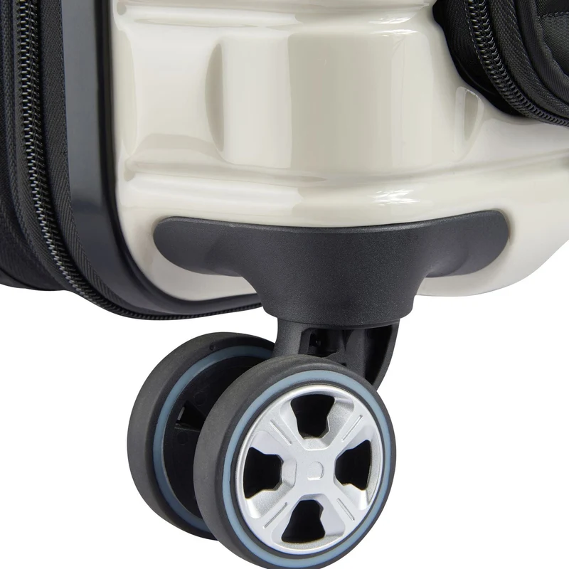 Delsey Paris Shadow 5.0 - Trolley de cabina de 4 ruedas con bolsillo delantero S 55 cm expandible USB (elfenbein)