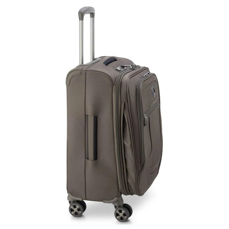 Delsey Paris Helium Dlx 2.0 Slim Line - Trolley de cabina con 4 ruedas 55 cm (mokka)