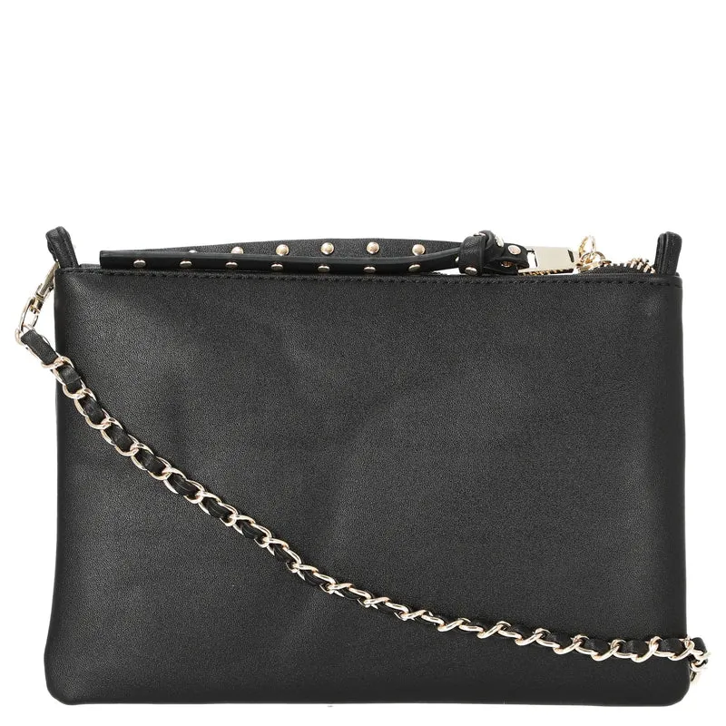 Seidenfelt Senja - Bolso bandolera S 23 cm (schwarz)