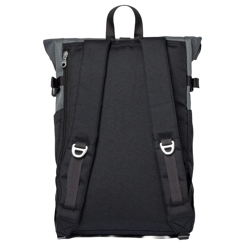Sandqvist Icon Rolltop - Mochila M 14" 60 cm (multi oscuro con cuero negro)