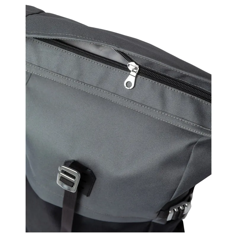 Sandqvist Icon Rolltop - Mochila M 14" 60 cm (multi oscuro con cuero negro)