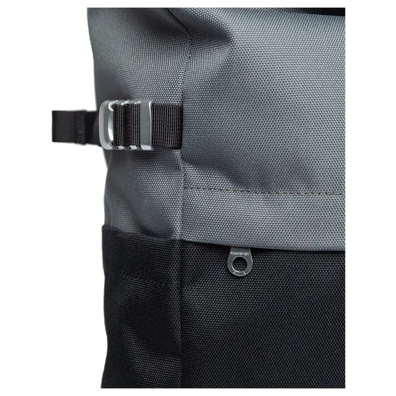 Sandqvist Icon Rolltop - Mochila M 14" 60 cm (multi oscuro con cuero negro)