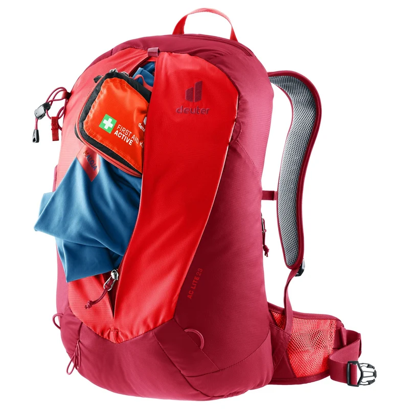 Deuter AC Lite 23 - Mochila de senderismo 52 cm (cherry-masala)