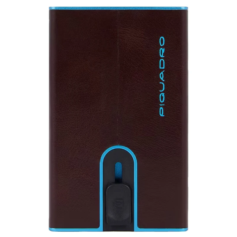 Piquadro Blue Square - Tarjetero 11cc 10 cm RFID (color: caoba)