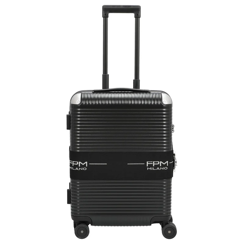 FPM Milano Bank Zip Deluxe Spinner 55 - Trolley de cabina con 4 ruedas 55 cm (eclipse black)