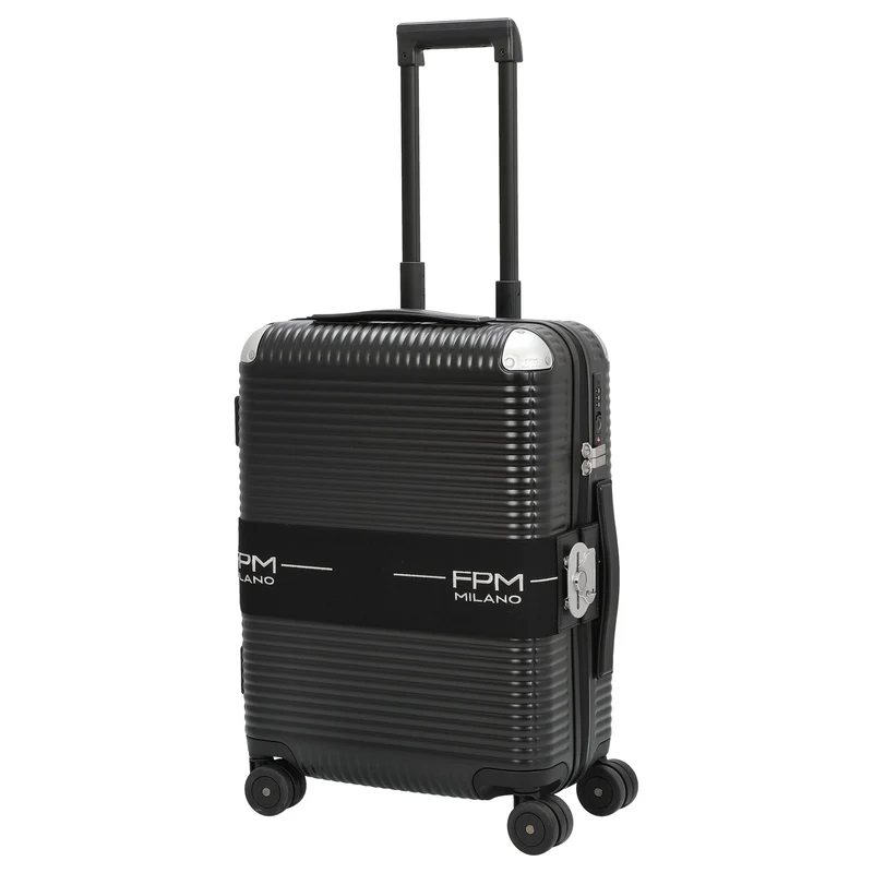 FPM Milano Bank Zip Deluxe Spinner 55 - Trolley de cabina con 4 ruedas 55 cm (eclipse black)