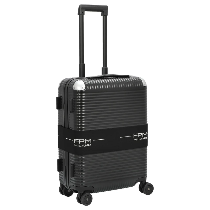FPM Milano Bank Zip Deluxe Spinner 55 - Trolley de cabina con 4 ruedas 55 cm (eclipse black)