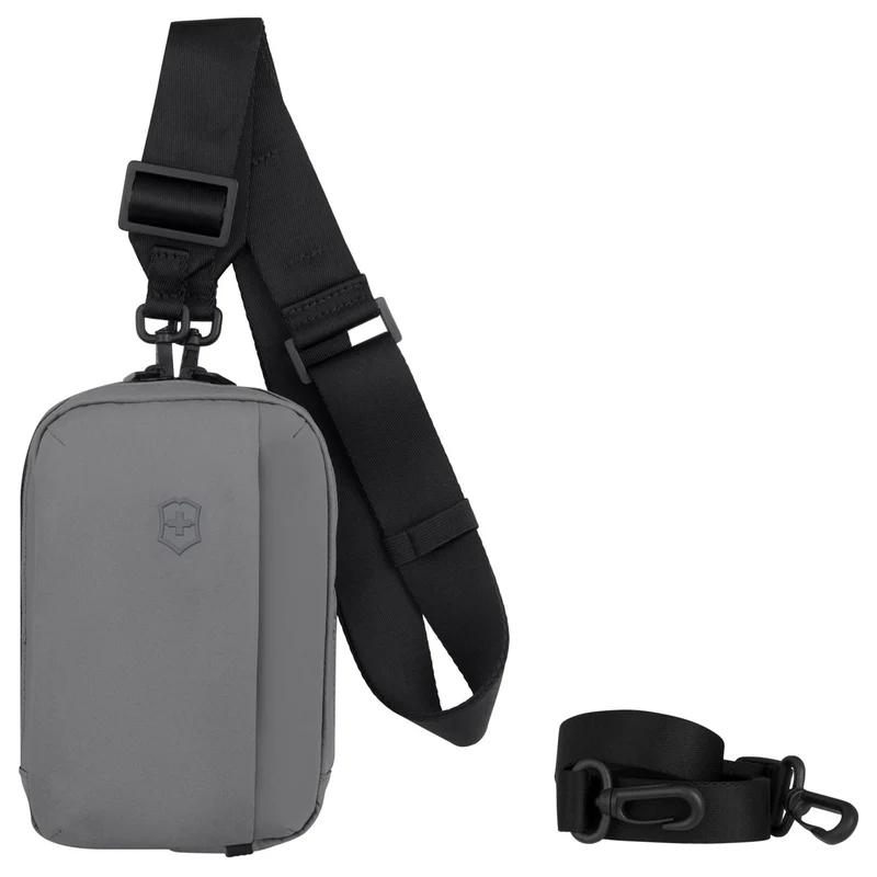 Victorinox Travel Essentials - Bolso bandolera 19 cm RFID (frost grey)