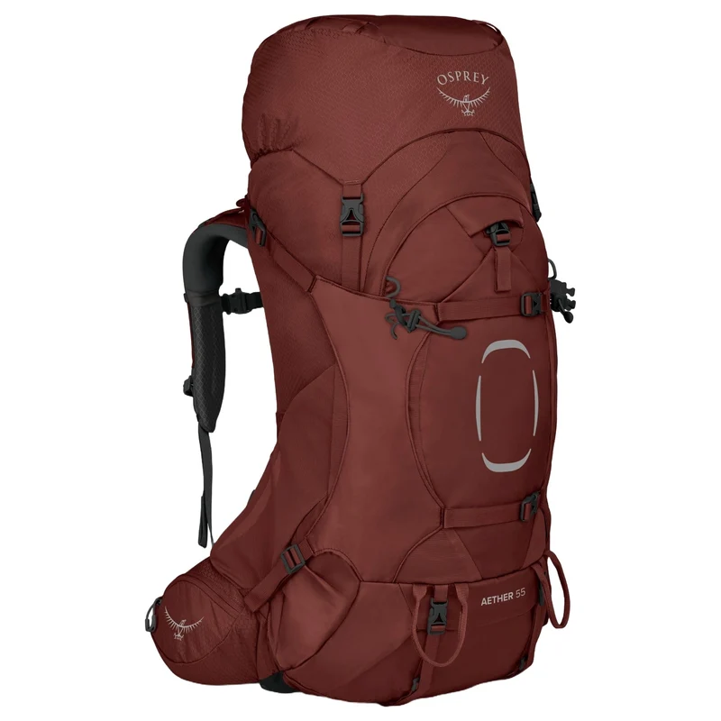 Osprey Aether 55 L/XL - Mochila de trekking 78 cm (acorn red)