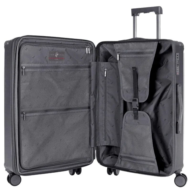 Heys Luxe - Trolley de 4 ruedas M 66 cm expandible (gunmetal)