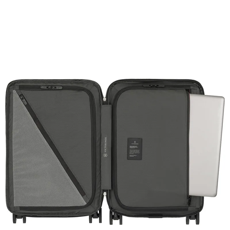 Victorinox Airox Advanced Frequent Flyer Carry On - Trolley de cabina con 4 ruedas 55 cm expandible (black)
