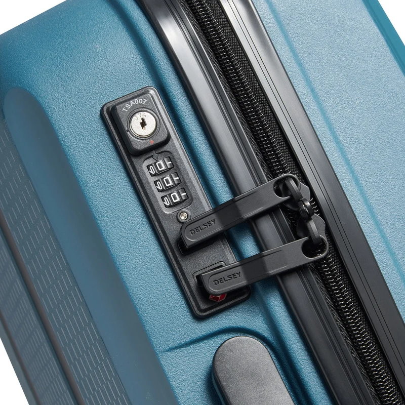 Delsey Paris Belmont Plus Slim Line - Trolley de cabina con 4 ruedas 55 cm (zink blau)