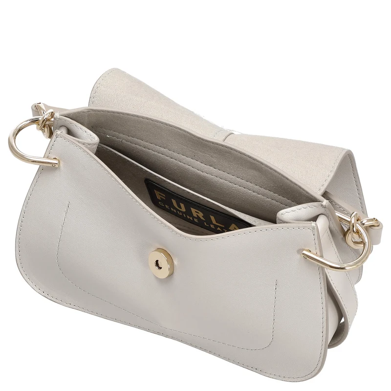 Furla Flow Mini - Bolso de hombro 21.5 cm (marshmallow)
