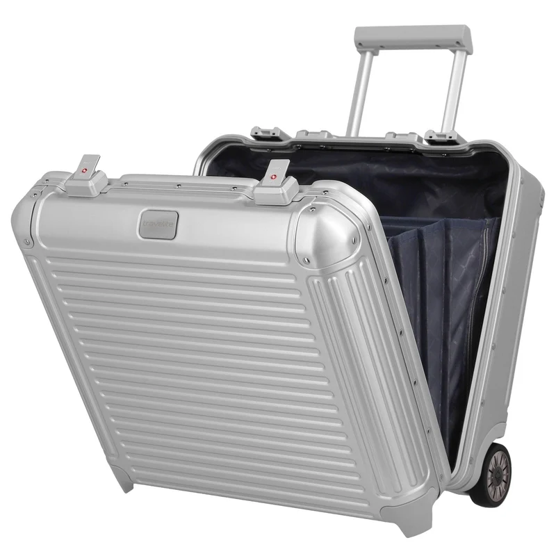 Travelite Next - Trolley de negocios con 2 ruedas 45 cm (silver)