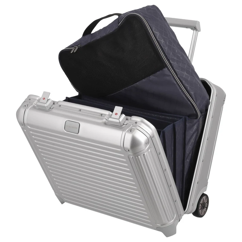 Travelite Next - Trolley de negocios con 2 ruedas 45 cm (silver)