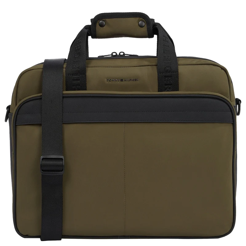 Tommy Hilfiger Repreve - Funda para portátil 40 cm (army green)