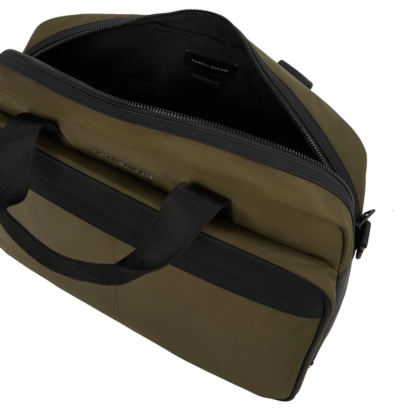 Tommy Hilfiger Repreve - Funda para portátil 40 cm (army green)