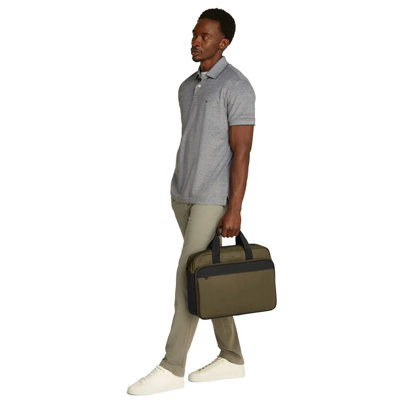 Tommy Hilfiger Repreve - Funda para portátil 40 cm (army green)